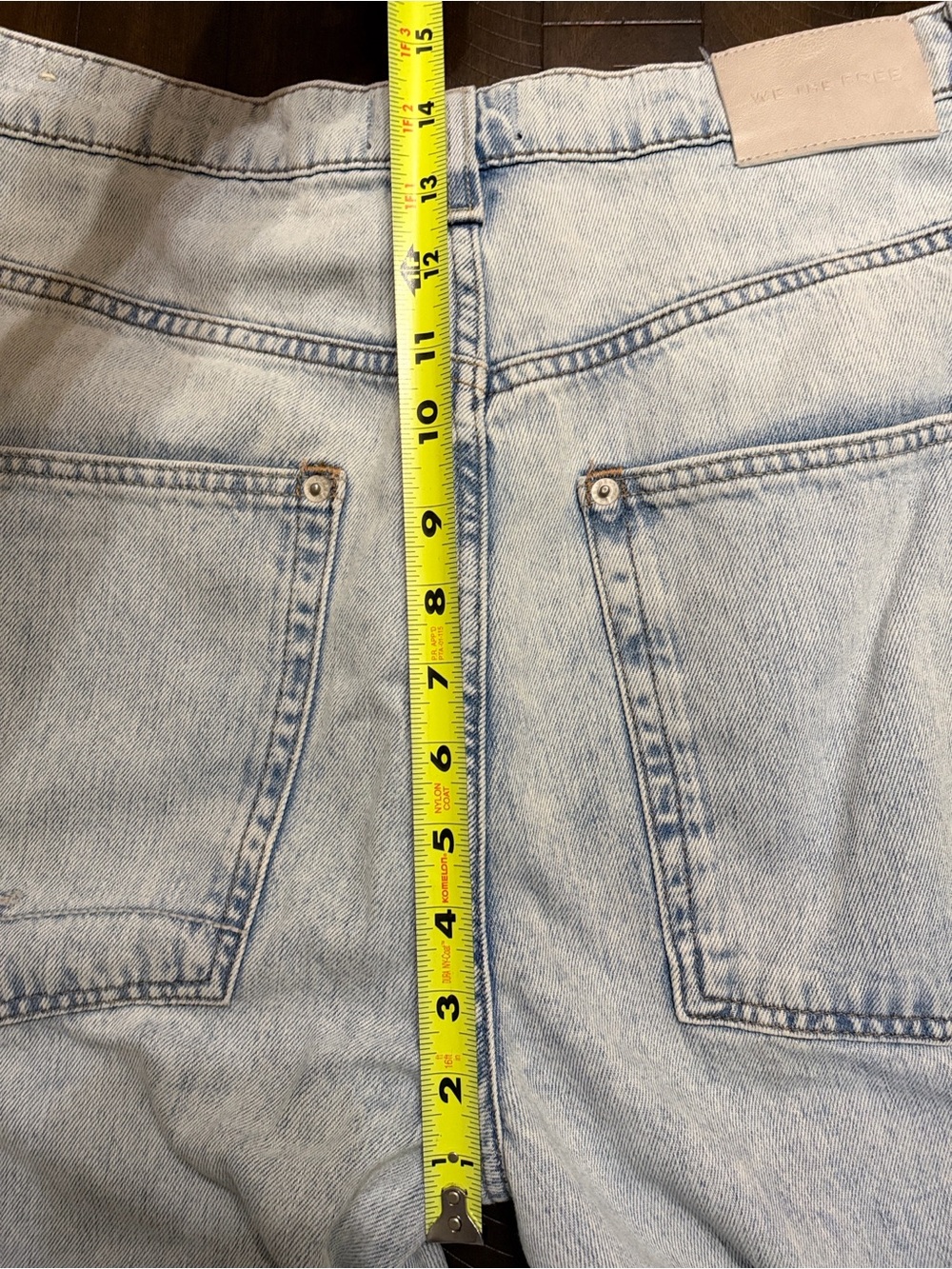 Free People We The Free Light Wash Barrel Leg Jeans Relaxed Tapered Denim - Picture 6 of 9